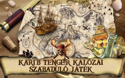 6 fő Karib tenger kalózai szabaduló szoba