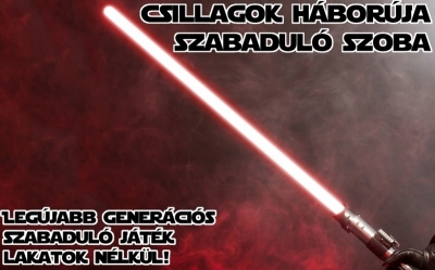 3 fő Csillagk háborúja szabaduló szoba