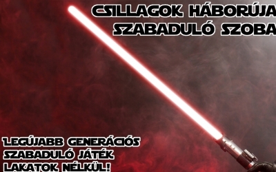 6 fő Csillagok háborúja szabaduló szoba