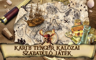 2 fő Karib tenger kalózai szabaduló szoba